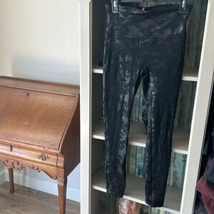 Spanx shiny camo leggings